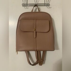 Miztigne Elegant Tan Backpack for Women